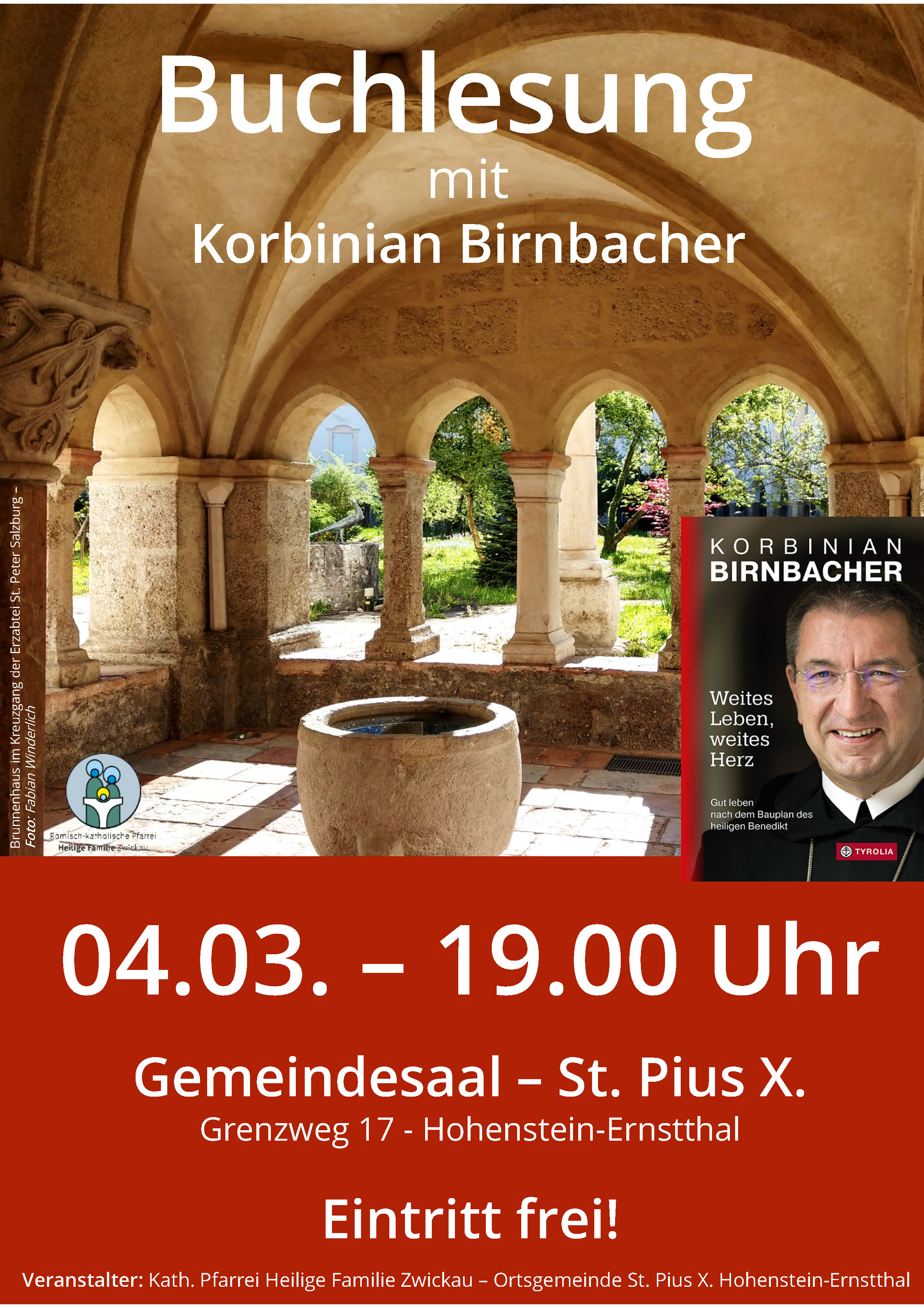 Buchlesung mit Korbinian Birnbacher
