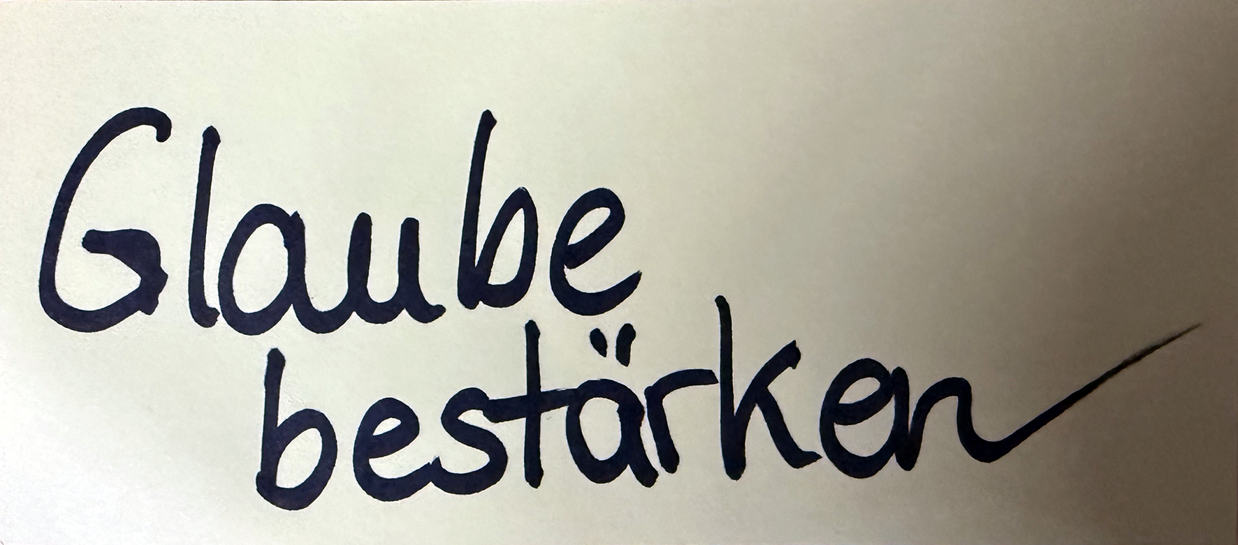 Glauben stärken